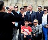 Una delegaci�n rusa visit� O Saln�s el pasado mayo.