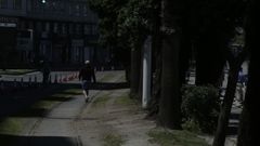 Ra�les del tranv�a en desuso en A Coru�a