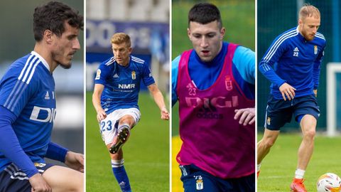 De izquierda a derecha:�Christian, Mossa, Abel Bretones y Cornud