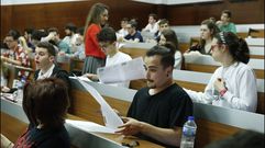 Pruebas de selectividad en Santiago de Compostela
