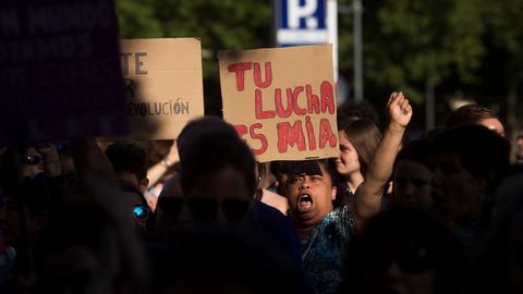 Manifestaci�n en Santander contra la excarcelaci�n de La Manada