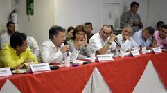 Santos, durante su anuncio