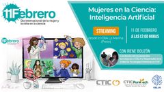 Cartel  �D�a internacional de la mujer y la ni�a en la cienca 2022�
