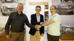 Los hermanos Reverter recibieron en el museo con los recuerdos de su padre al presidente de la FGA, Antonio R. Troiti�o