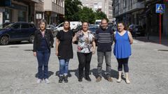 Comerciantes del barrio de A Ponte