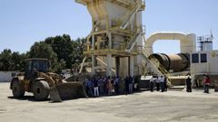 Nave de la empresa Misturas en el polígono de Allariz