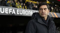 El entrenador del pr�ximo rival del Celta en Europa League, el Lyon, Paulo Fonseca.