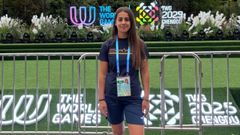 Lorena Nieto, en la concentracin de los Canoe Polo World Games en Chengd, China