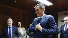 Pedro Snchez, tras acabar su comparecencia en el Senado ante la comisin Koldo.