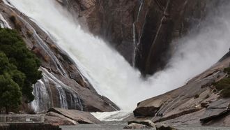 La cascada de O �zaro, majestuosa tras las intensas lluvias