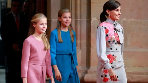 Letizia, Leonor y Sofia