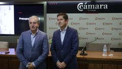 El presidente de la entidad cameral, Antonio Couceiro, y el director general, Manuel Galdo