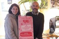 Noelia Mares y Juli�n Garriga presentaron la campa�a