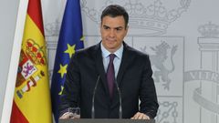 S�nchez anunci� el reconocimiento de la legitimidad de Guaid� y reclam� de nuevo elecciones libres y transparentes