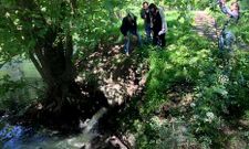El lugar donde una de las tuber�as produce los vertidos contaminantes y malolientes.