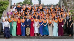 Graduaci�n de los alumnos de segundo de bachillerato de Franciscanas