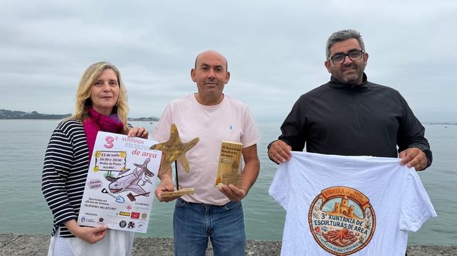 Ana Ruth Arnoso, de �gape; el concejal Fernando Abraldes�y Jes�s Antonio Paz, de P�ntega das Dunas