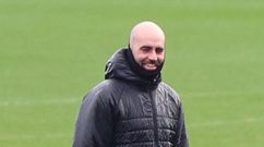 Claudio Gir�ldez, en un entrenamiento del Celta en la Cidade Deportiva Afouteza.