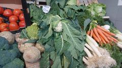 La col rizada es de la familia de la coliflor y del br�col