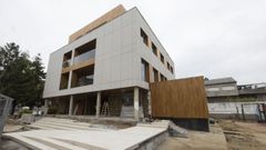 As� luce el consitorio, a�n en obras.