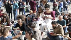 Quedada para leer en el Obradoiro