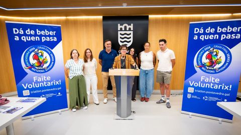 La concejala de Deportes de Pontevedra, Anabel Gul�as, present� este mi�rcoles la campa�a de voluntariado
