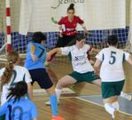 Partido de ida disputado en el pabell�n de Esteiro. 