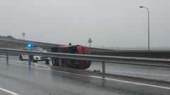 El mal tiempo provoca numerosos incidentes en la comarca