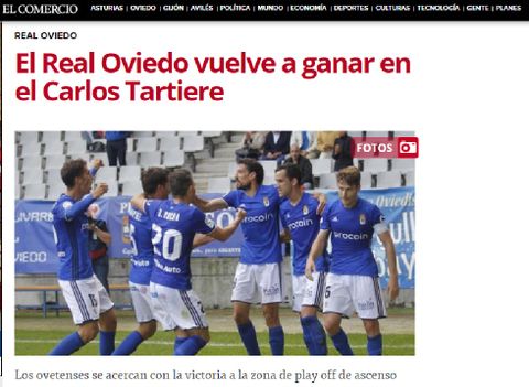 As� vieron el Real Oviedo-Rayo Vallecano los medios asturianos y nacionales