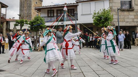 Los danzantes ofrecieron una exhibici�n de su baile gremial