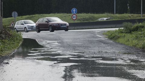 Situaci�n en la que se encuentra la carretera de acceso a Maristas