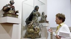La historiadora Manuela S�ez, en el museo de arte sacro de Santa Clara