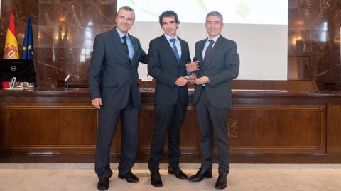 Los galardonados de TSK en  el concurso celebrado en Madrid, Quality Innovation Award 