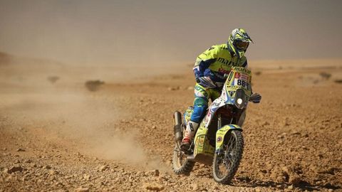 Javier �lvarez en el Dakar 2020