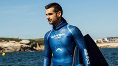 Diego Calvi�o, instructor de apnea de Pontevedra, que presenci� una tragedia en el mar de Sanxenxo, con un buzo arrollado mortalmente por una lancha, en el a�o 2019