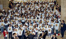 A chuvia obrigou a trasladar o recital desde a praza da Quintana � igrexa de Bonaval.