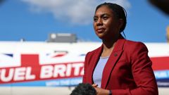 La l�der de los conservadores brit�nicos, Kemi Badenoch