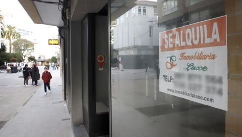 El casco urbano ribeirense est� lleno de bajos vac�os que se alquilan