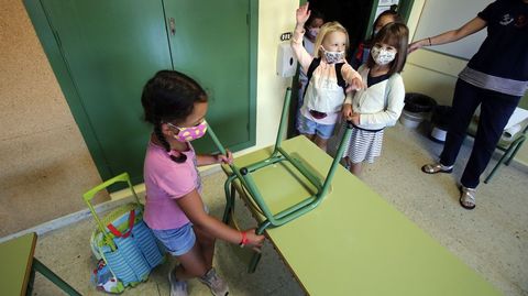 Vuelta al cole en el colegio de Barcelos