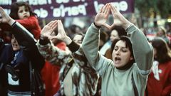 Colectivos feministas se manifestaron en mayo de 1978 a favor del aborto y la planificaci�n familiar