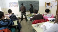 Imagen de una clase de educaci�n secundaria.