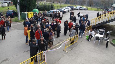 Codillo.M�s de 1.050 comensales se citaron en la Festa do Codillo