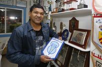 Donato conoci� a la plantilla y las instalaciones del club en Cantarrana el martes. 