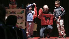 Actuaci�n del mago Roberto Lolo en el 2016, dentro de las actividades de Nadal del Concello de Sarria