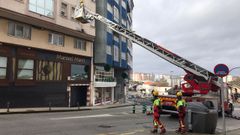 La intervenci�n tuvo lugar en la calle Montero R�os