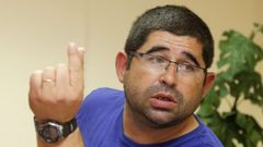 Javier S�nchez, patr�n mayor de San Cibrao y vocal en el consejo de la Autoridad Portuaria de Ferrol-San Cibrao, en una foto de archivo