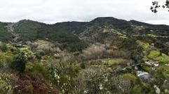 Vista de Quintá de Lor, la zona en la que se produjo el percance