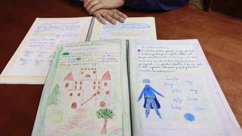 Los alumnos crean sus propios libros de texto, con color y dibujos