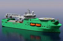 Reproducci�n del buque flotel que fabricar� Navantia en Ferrol para la petrolera mexicana