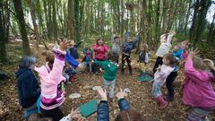 Escuela bosque Nenea, en San Xo�n do Alto (Lugo)